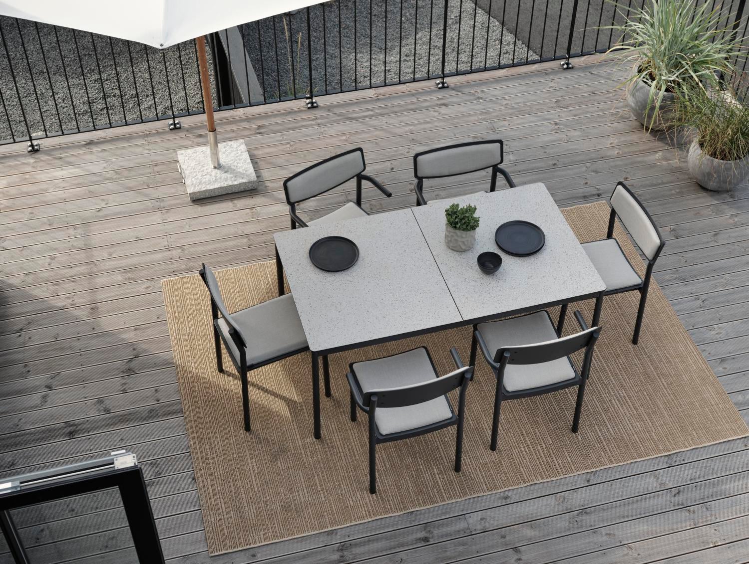 Gusty dining chair Anthracite/ash