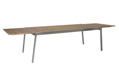 Naos dining table Stainless steel/teak