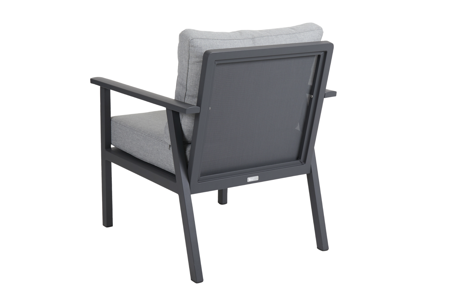 Samvaro High armchair Anthracite/Pearl grey
