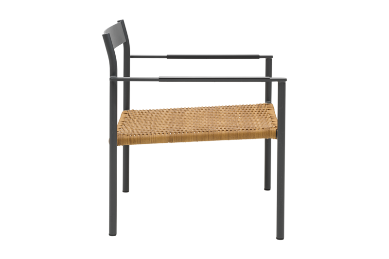 DK lounge chair Anthracite/Natur