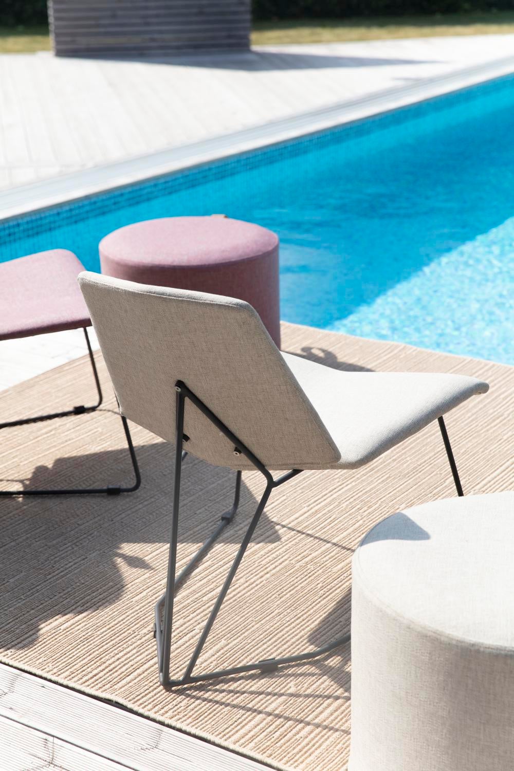 Pollux armchair Anthracite/Sand