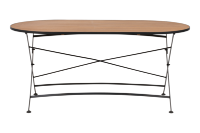 Brewer dining table Black/teak