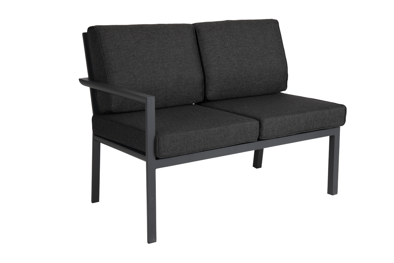 Delia end piece Anthracite/Grey