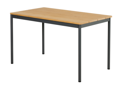 Nox café table Anthracite/Bamboo