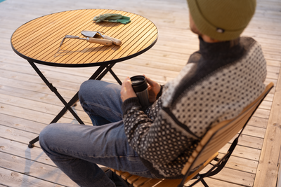 Brewer dining chair Black/teak