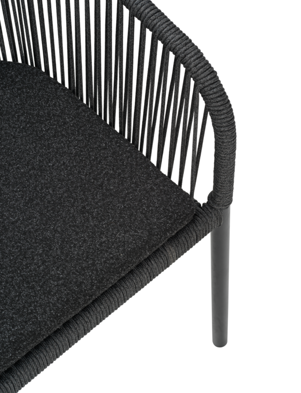 Delta armchair Black/Teddy Black