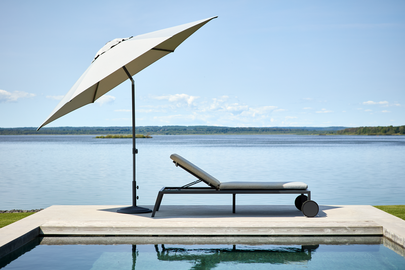 Samvaro lounger Anthracite/Pearl Grey