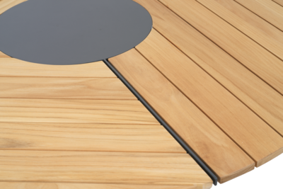 Peace Wood dining table Anthracite/Natur