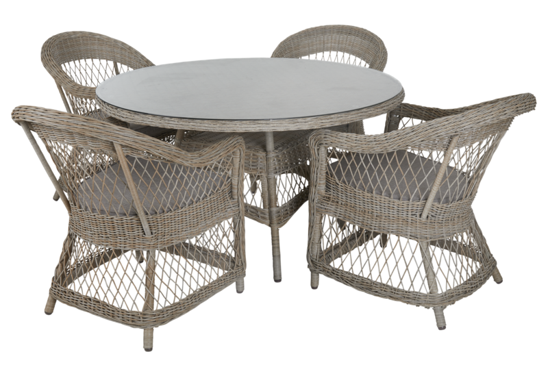 Kamomill dining table Beige/beige