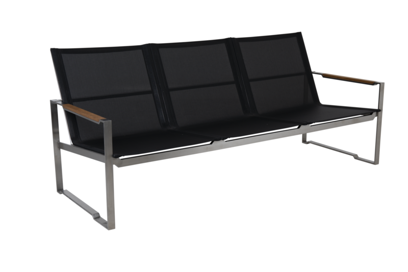Gotland 3-seater sofa Grey/black