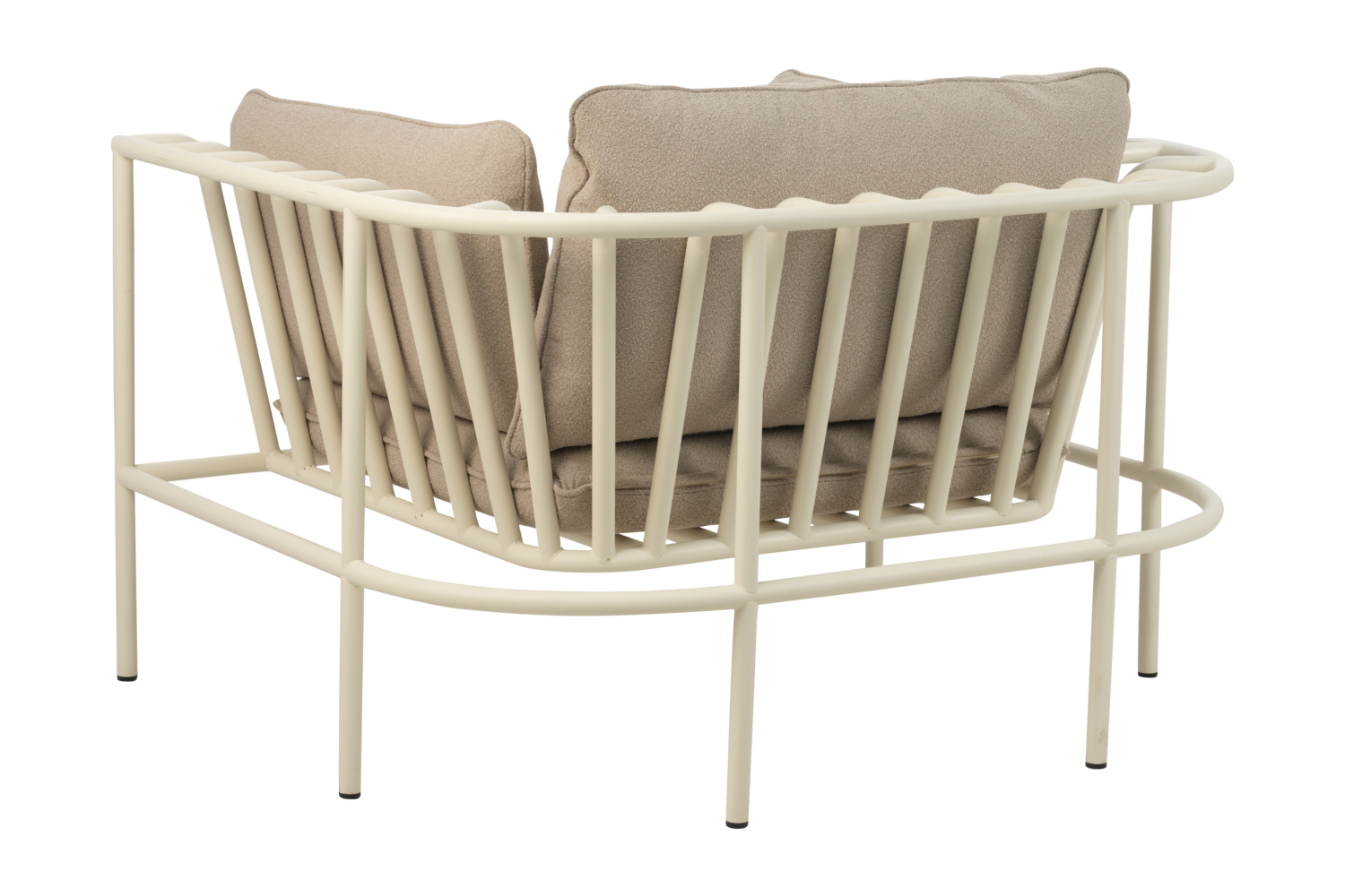 Collier armchair Pearl White/Teddy Beige