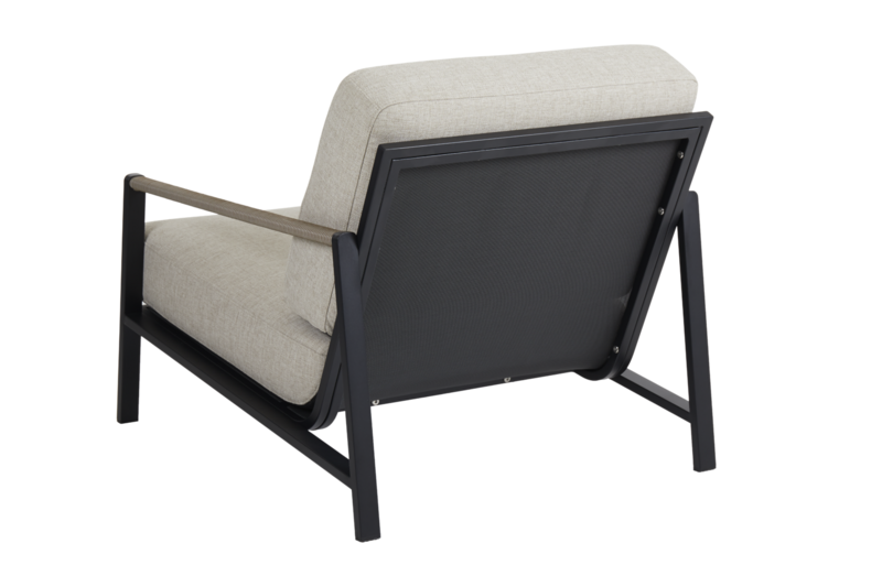 Lyra armchair Black/Sand