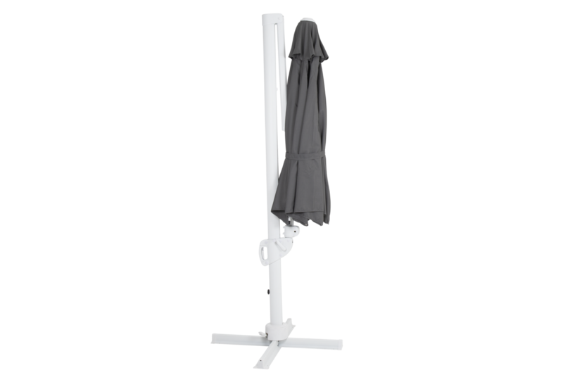 Varallo hanging parasol White/grey