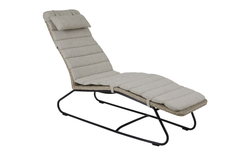 Akleja lounger Beige/Sand