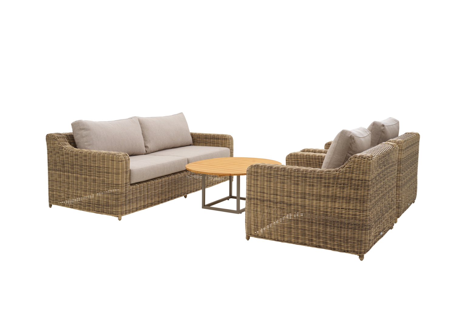 Olive coffee table Khaki/Bamboo