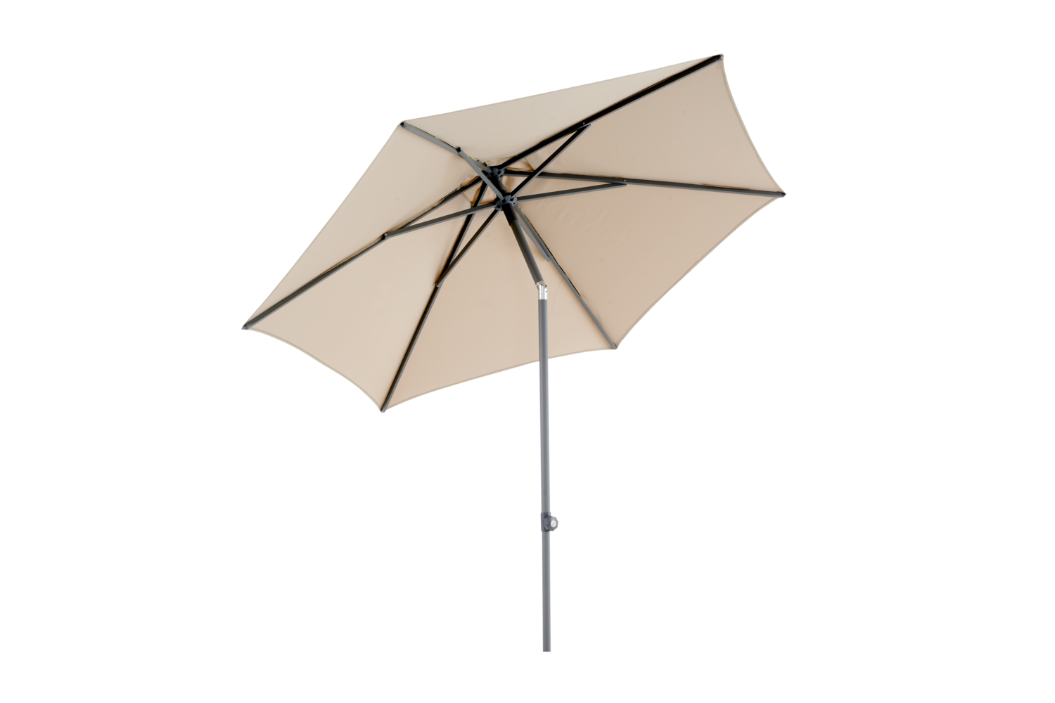 Poppi parasol Anthracite/Champagne