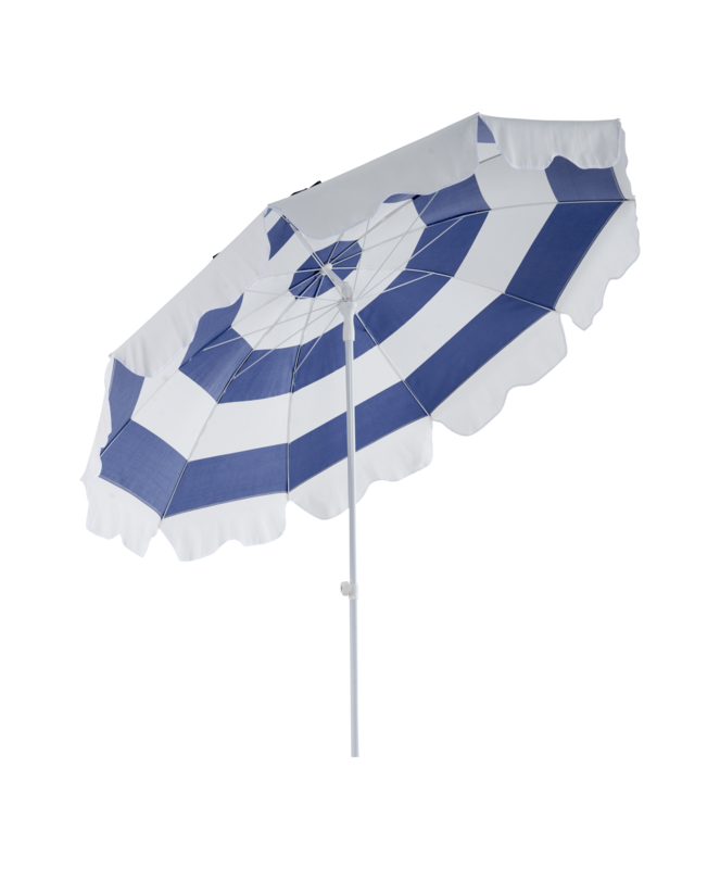 Follina parasol Blue/White