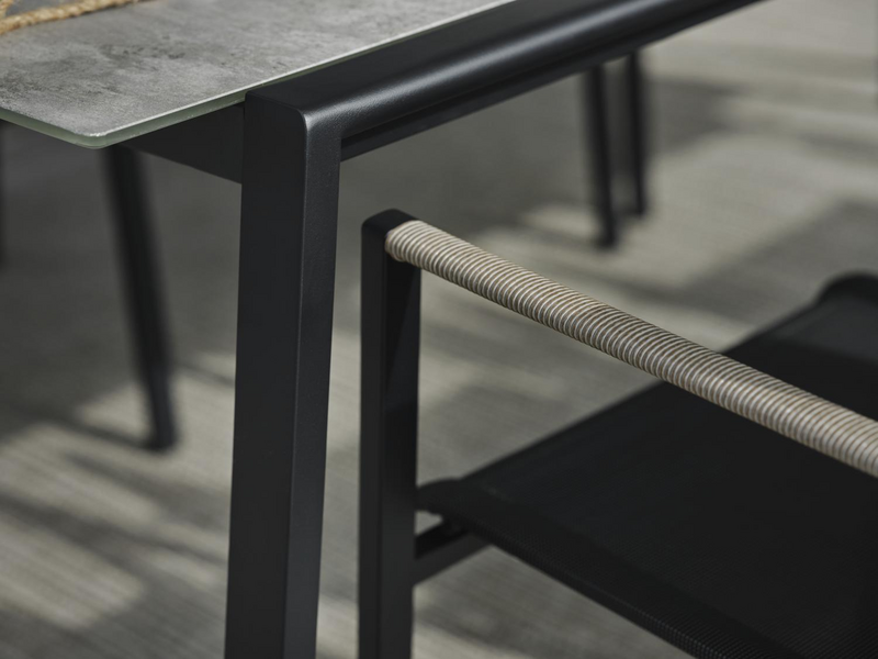 Lyra dining chair Black/grey