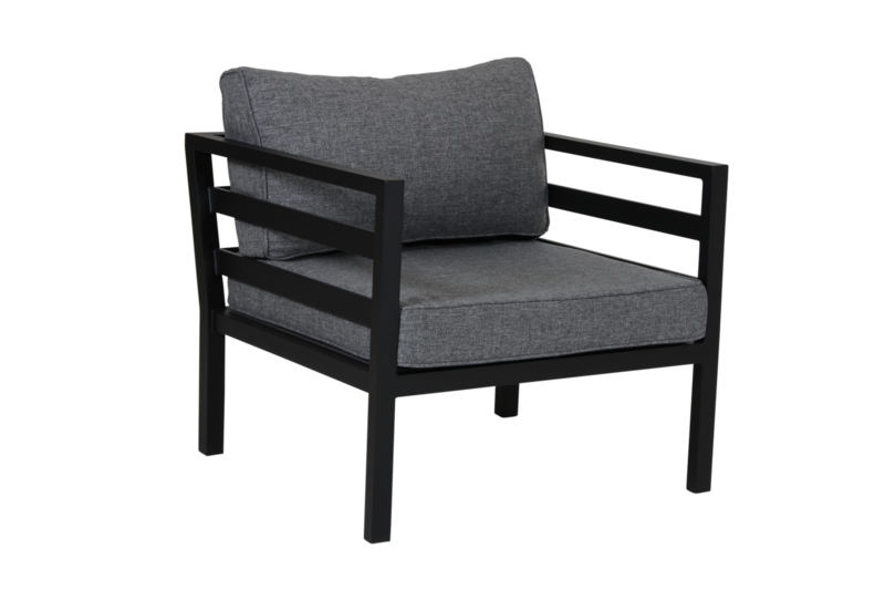 Weldon armchair Black/grey