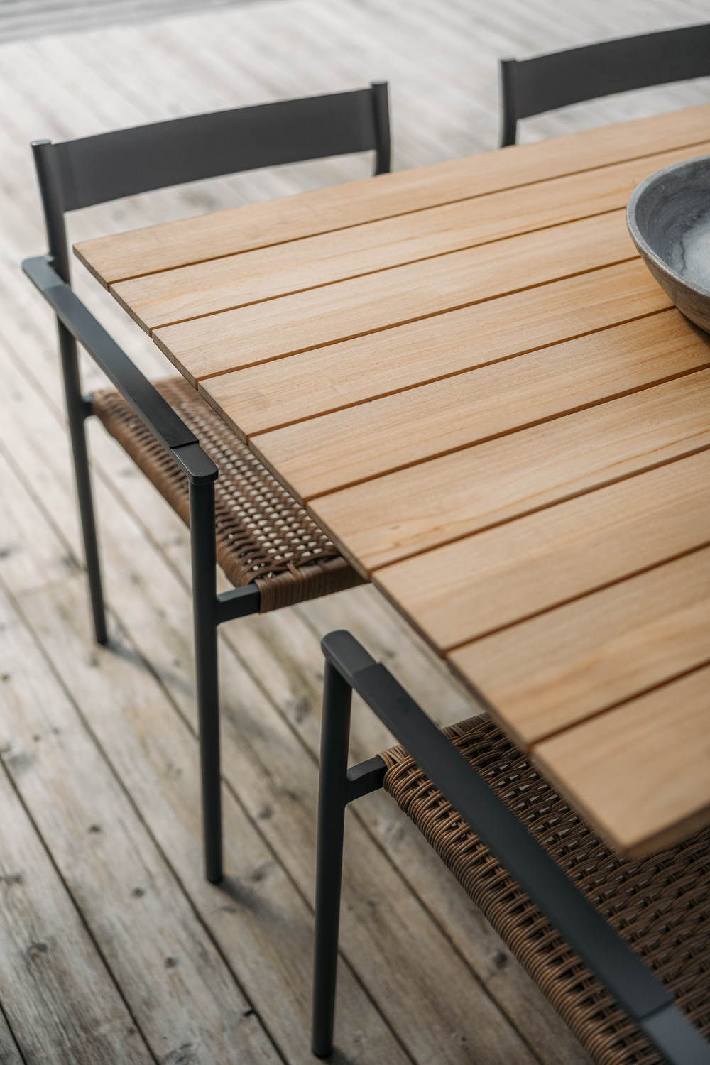 DK dining chair Anthracite/Natur