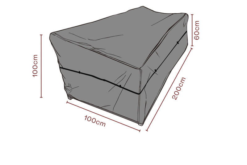 Furniture cover sofa Black