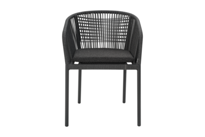 Delta armchair Black/Teddy Black