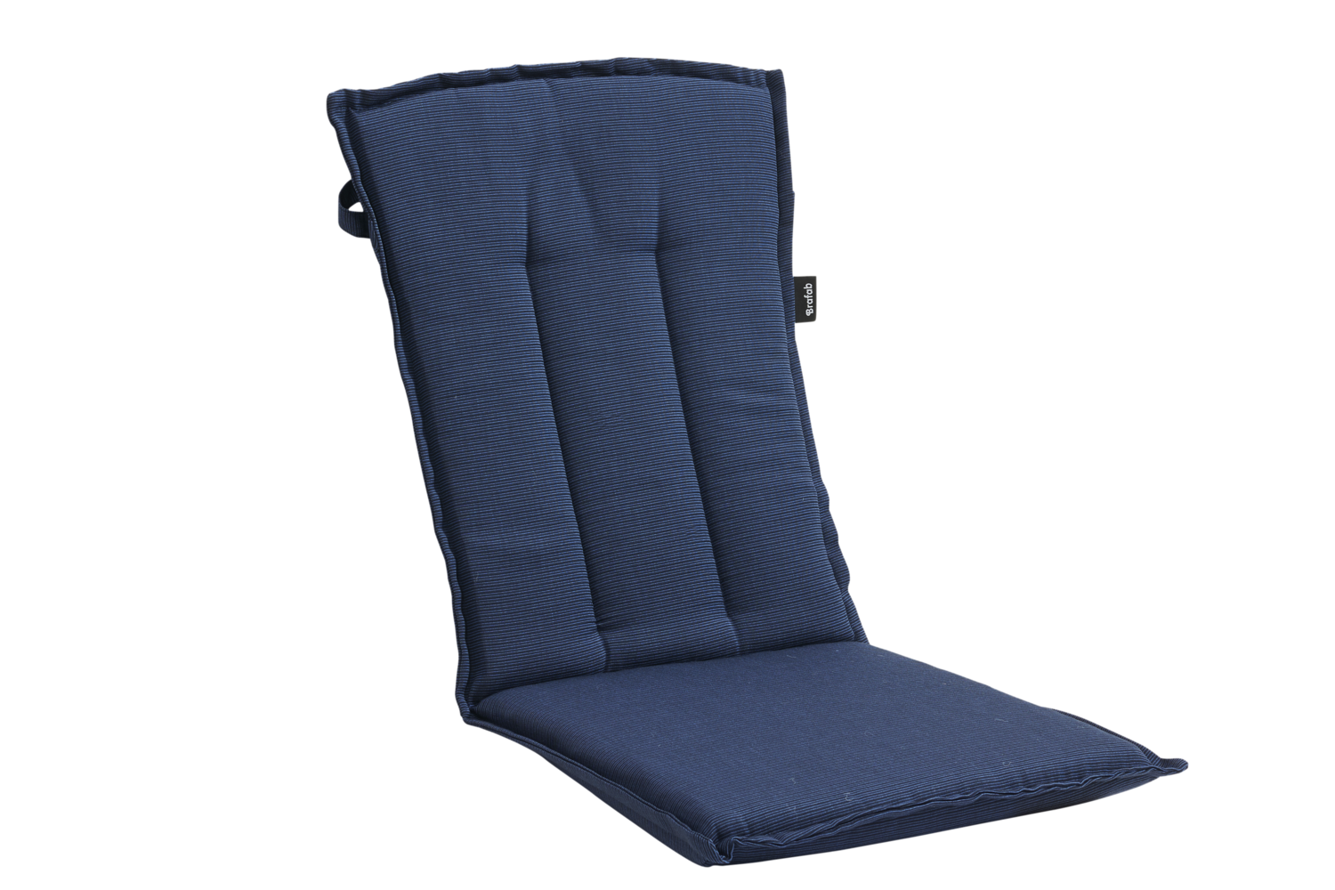Florina connected seat/back cushion Navyblue