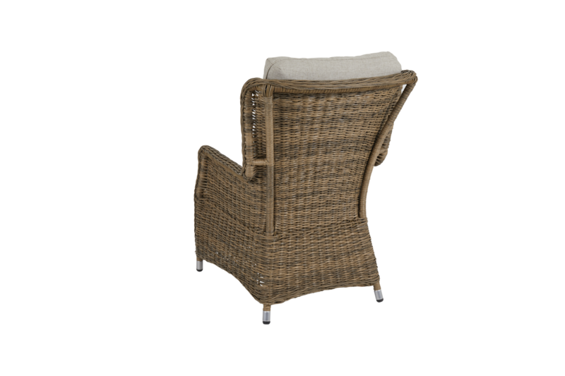 Vallmo lounge chair set Rustic/Sand