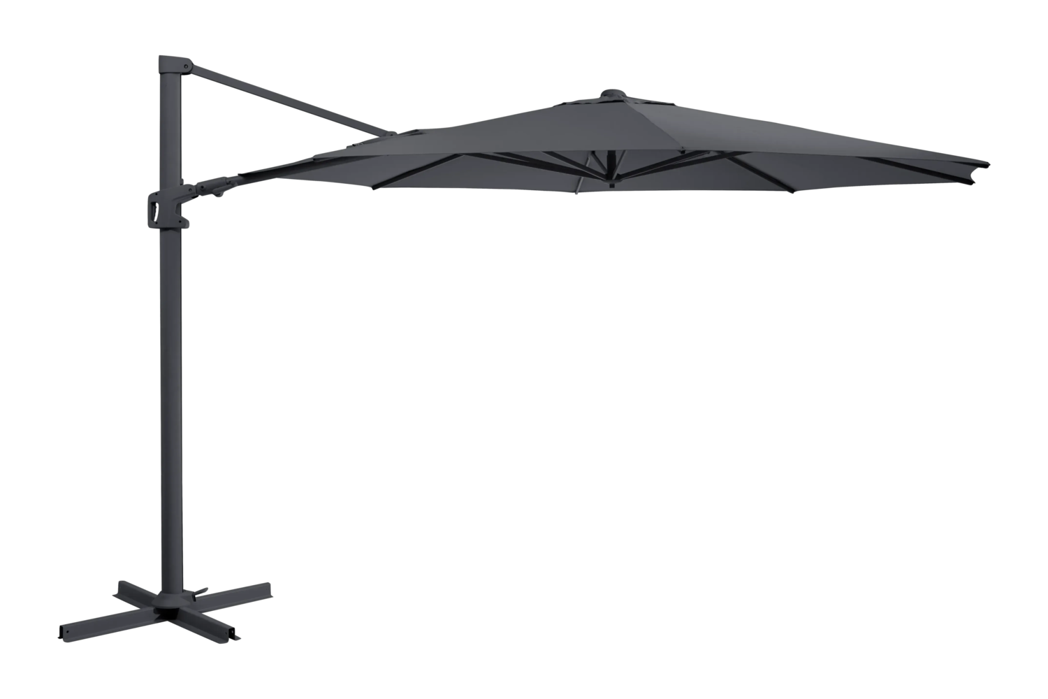 Vinovo hanging parasol Anthracite/Grey