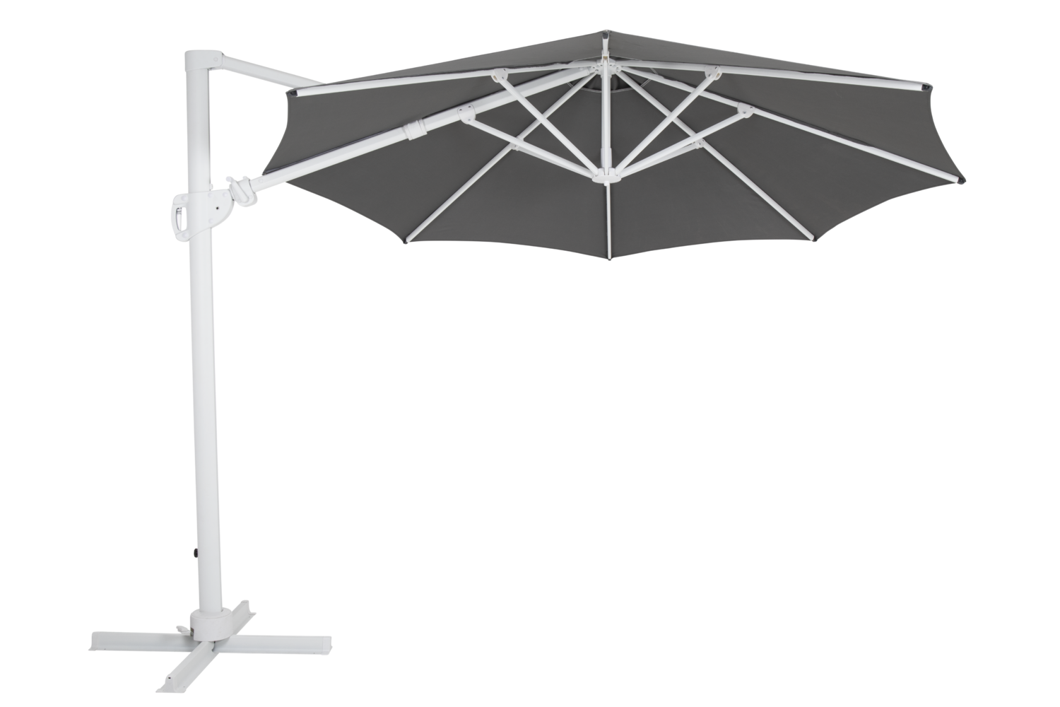 Varallo hanging parasol White/Grey