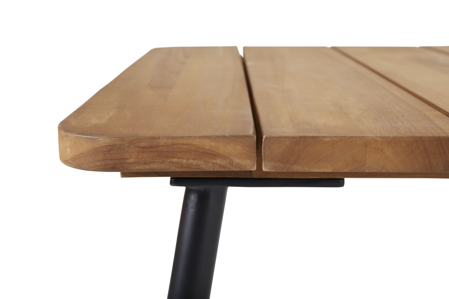 Nolli dining table Black/teak