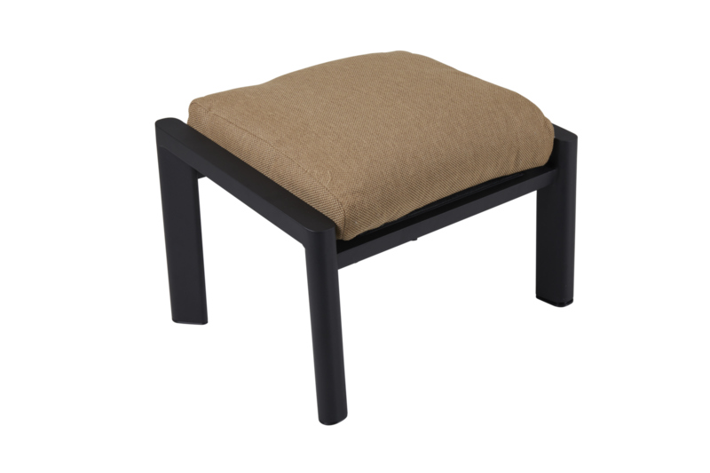 Slide footstool Black/Cinnamon Gold