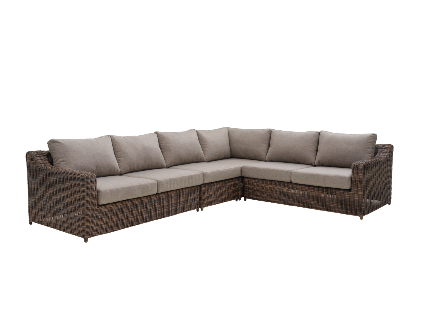 Glendon end piece Dark Brown/Soft Moose
