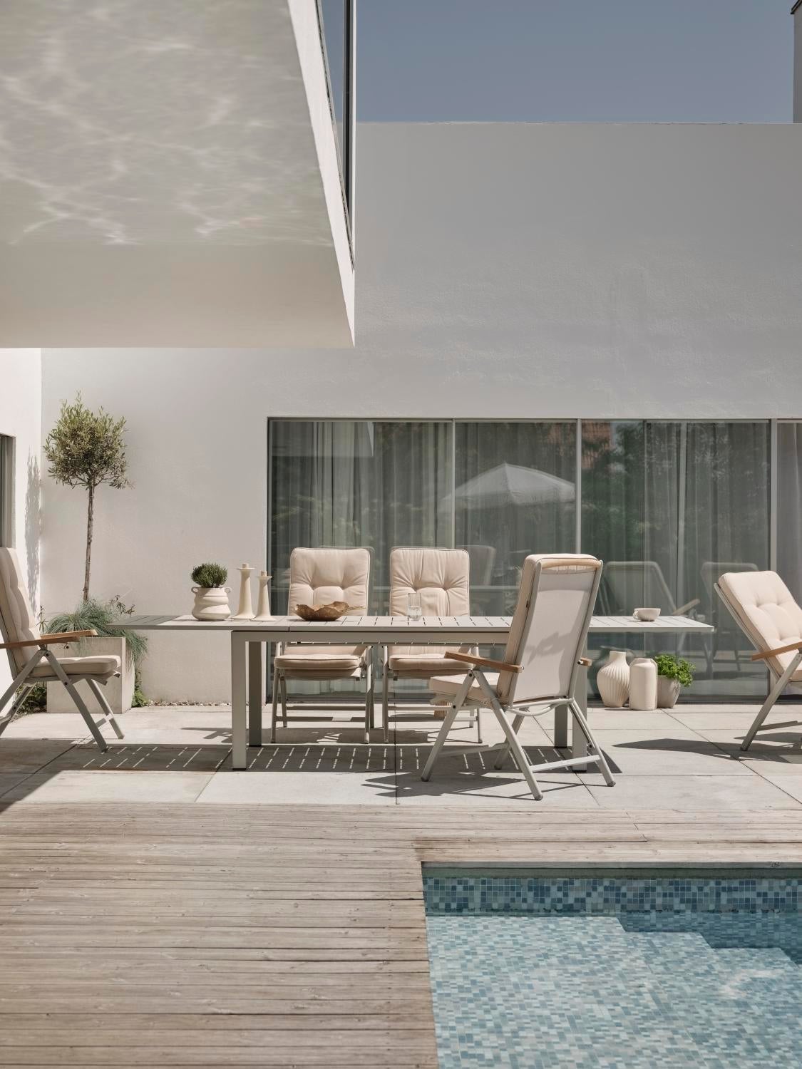 Andy position chair Light Grey/Off-White