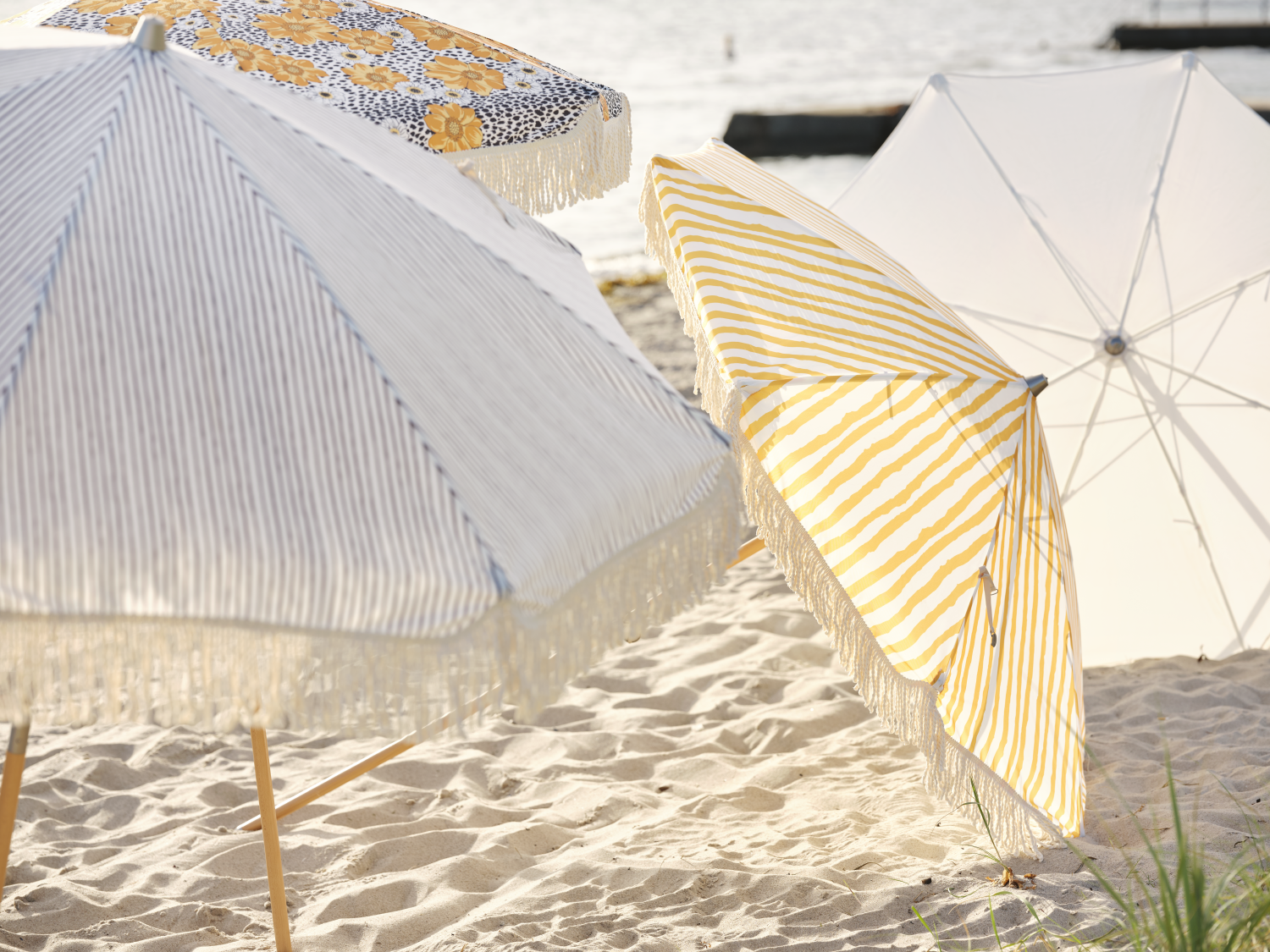 Gatsby parasol Yellow Stripe