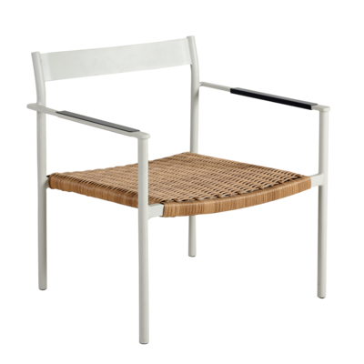 DK chair with arm Light Grey/Natur