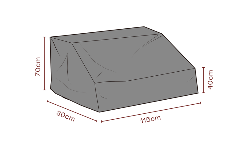 Furniture cover center piece Black