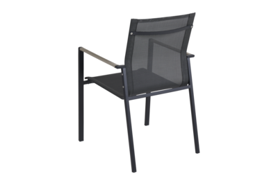 Lyra dining chair Black/grey