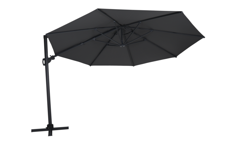 Varallo hanging parasol Anthracite/grey