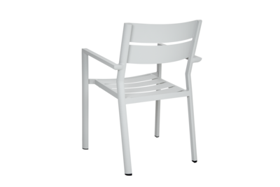 Delia chair with arm Light Grey