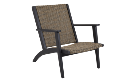 Kira lounge chair Black/rustic