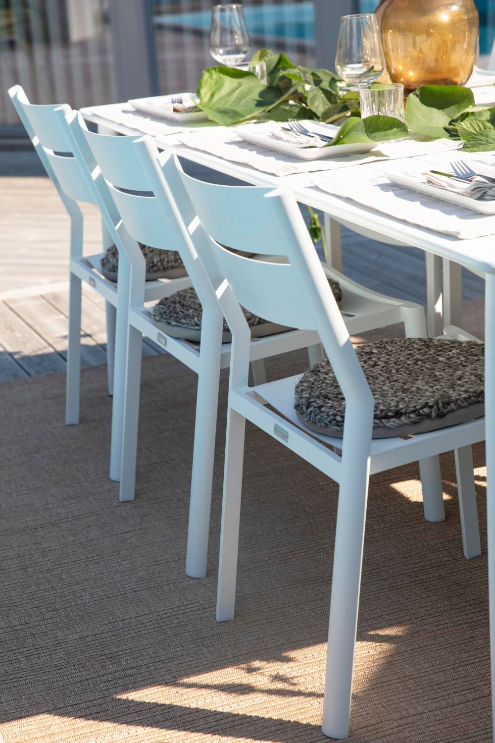 Delia dining chair White