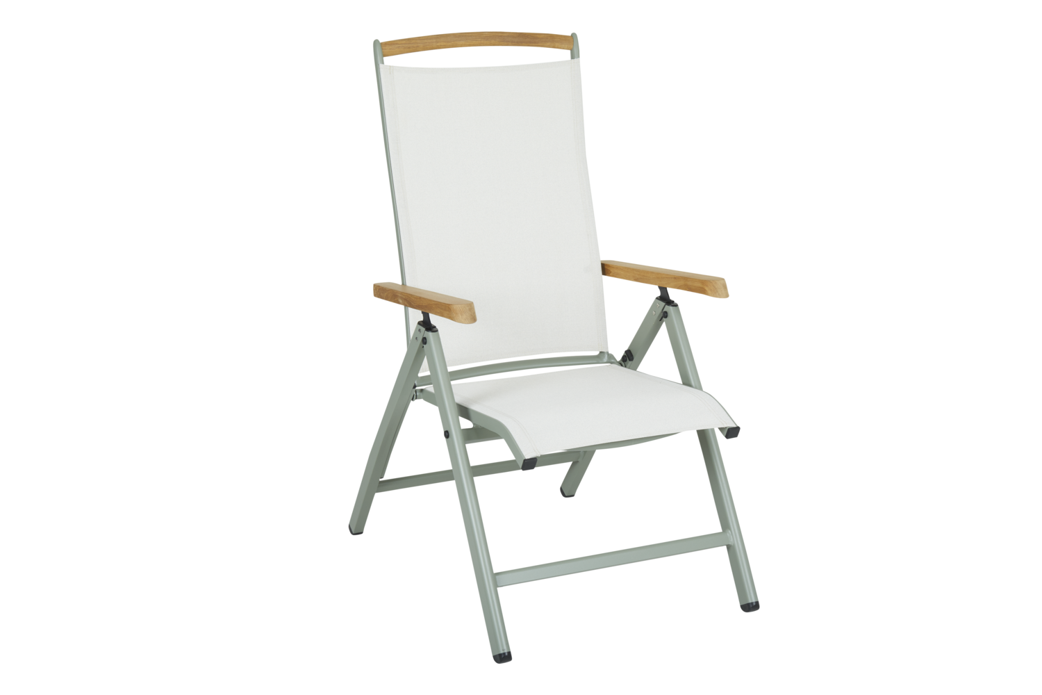 Andy position chair Dusty green/Off-white