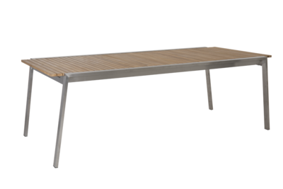 Naos dining table Stainless steel/teak