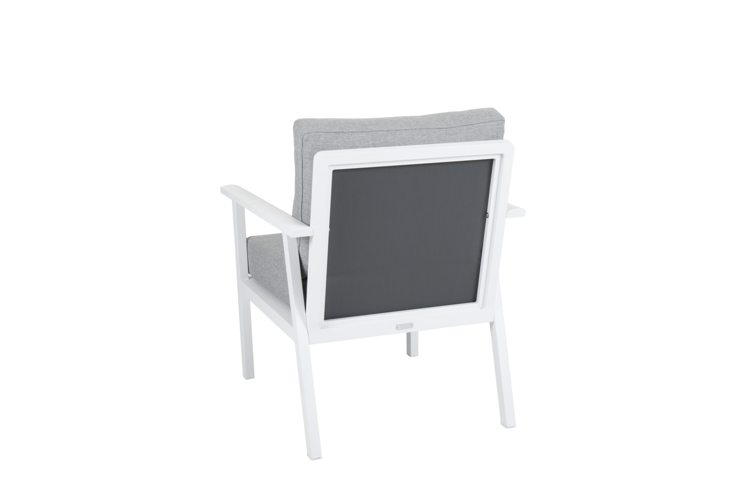 Samvaro High armchair White/Pearl grey