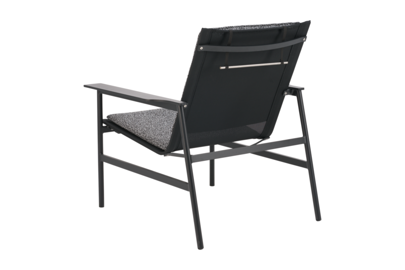 Soro lounge chair Black/Teddy Ant