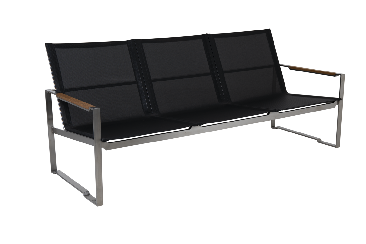 Gotland 3-seater sofa Grey/black