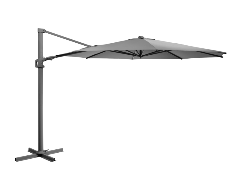 Vinovo hanging parasol Anthracite/grey