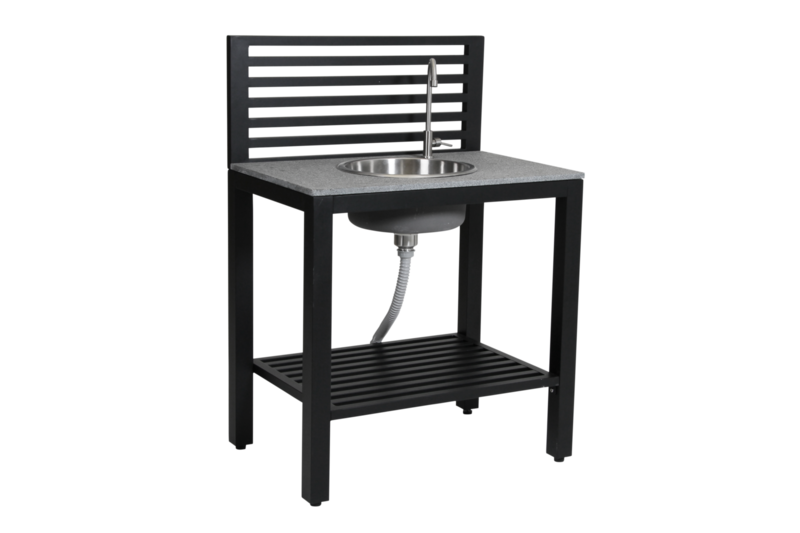 Bellac outdoor Kitchen Black/grey