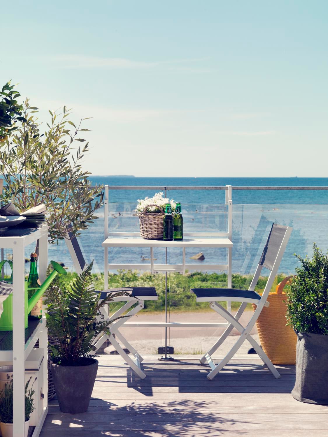 Leone dining chair White/Grey